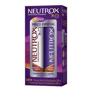 Kit Neutrox 24 Multibenefícios Shampoo com 300ml + Condicionador com 200ml