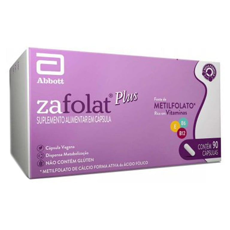 Suplemento Alimentar Abbott Zafolat PLus 90 Cápsulas