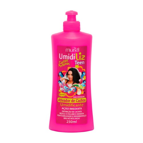 Ativador de Cachos Umidificante UmidiLiz Teen Pink com 250ml