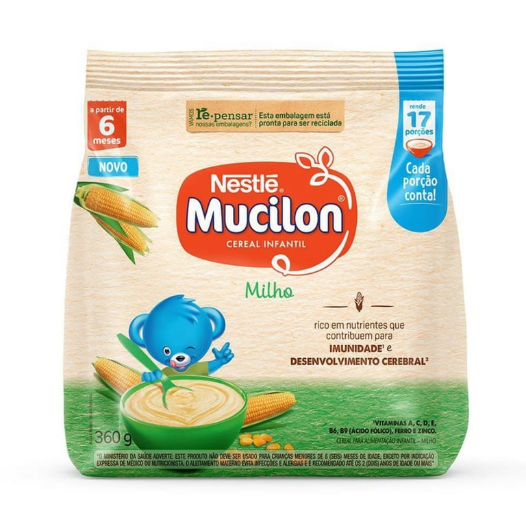 Cereal Infantil Mucilon Milho 360g