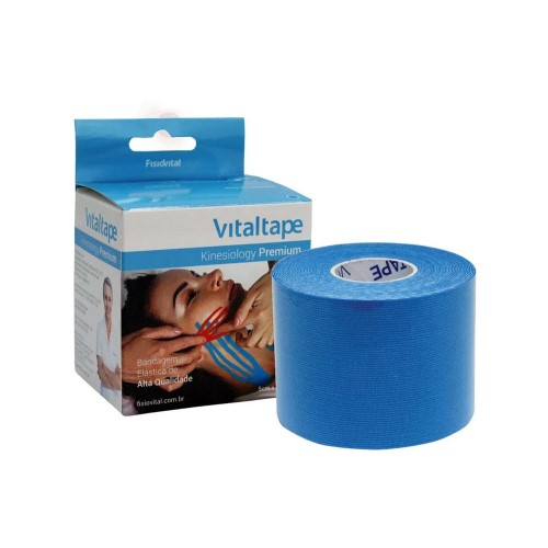 Fita Kinesio Premium Vitaltape Bandagem Elástica 5mx5cm