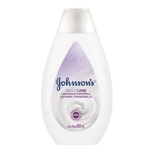 Loção Deo Hidratante Johnson Lavanda e Camomila 200ml