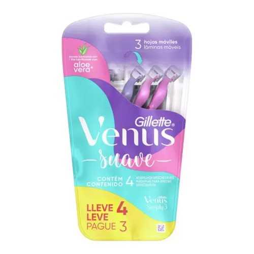 Aparelho de Depilação Gillette Venus Simply Leve 4 Pague 3