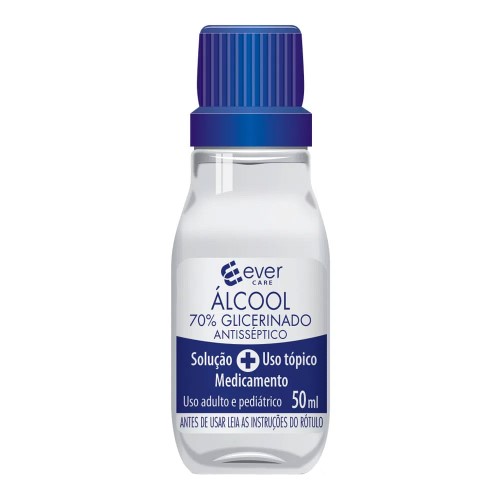 Álcool Líquido 70% Ever Care 50ml