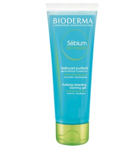 Gel De Limpeza Facial Antioleosidade Bioderma Sébium Gel Moussant Pump 45ml