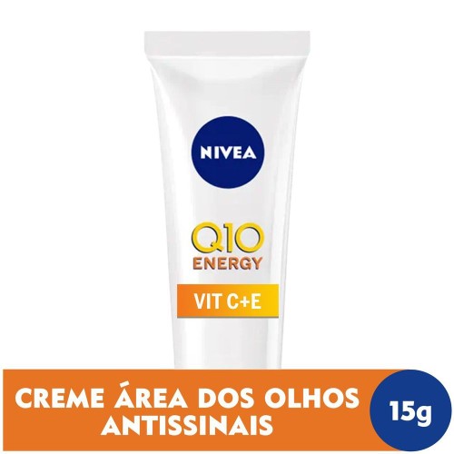 Creme Antissinais Contorno dos Olhos Nivea Q10 Plus C 15ml