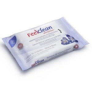 Lenços Umedecidos Íntimos Feelclean 16 Unidades