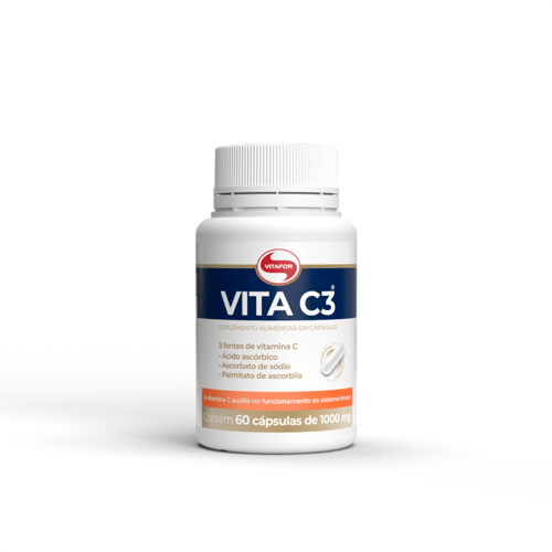 Vita C3 Vitafor com 60 Cápsulas