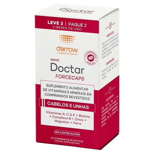 Suplemento Alimentar Darrow Doctar Forcecaps 90 Comprimidos