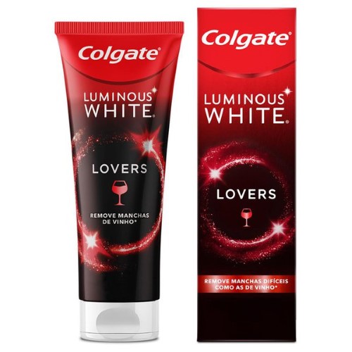 Creme Dental Colgate Luminous White Lovers Vinho 70g