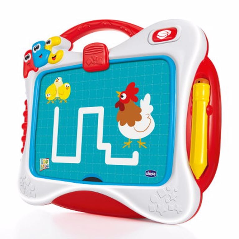 Brinquedo Educativo Minha Primeira Lousa Digital Chicco Branco