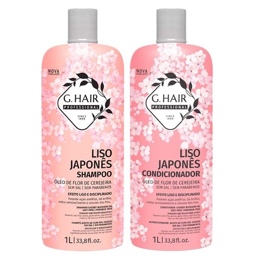 G.Hair Liso Japones Kit – Shampoo + Condicionador