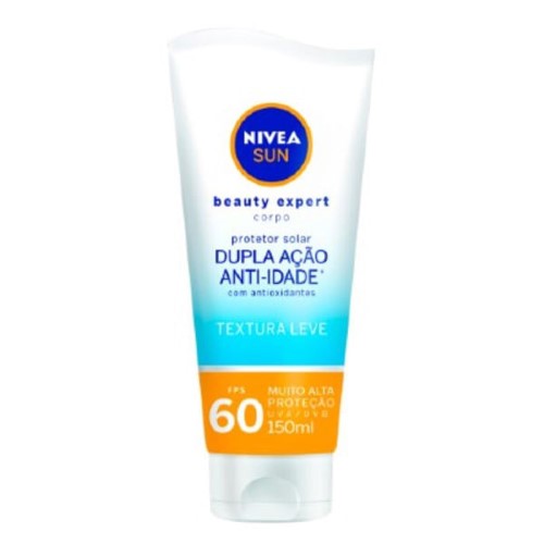 Protetor Solar Corporal Nívea - Nivea Sun Beauty Expert FPS60