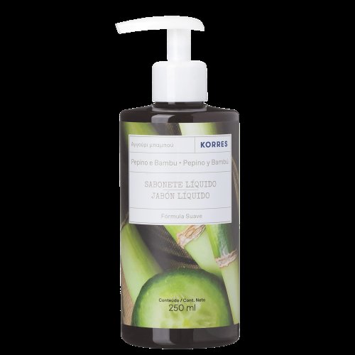 Sabonete Líquido Korres Pepino e Bambu 250ml