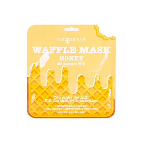 Máscara Facial Kocostar Waffle Mask Mel com 40g