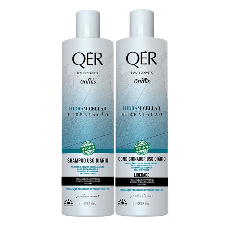 Griffus QÉR Beauty Cosmetics Hidramicellar Kit - Shampoo + Condicionador