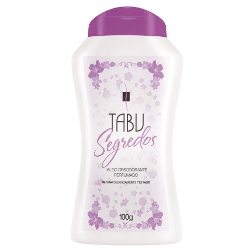 Talco Desodorante Tabu Segredos 100G