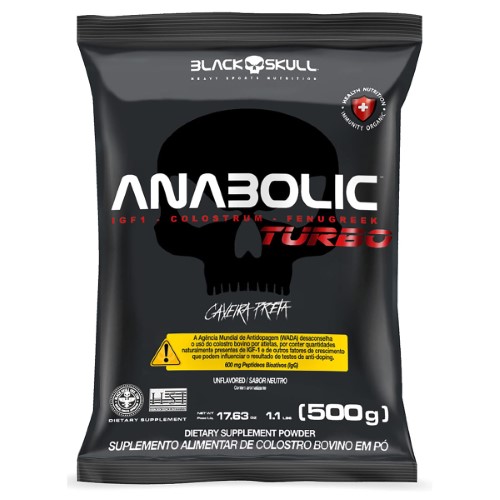 Suplemento Alimentar Black Skull Anabolic Turbo 500g