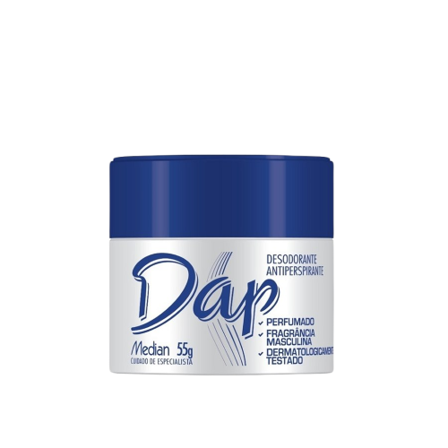 Desodorante Dap Creme Masculino Perfumado Antiperspirante 55g