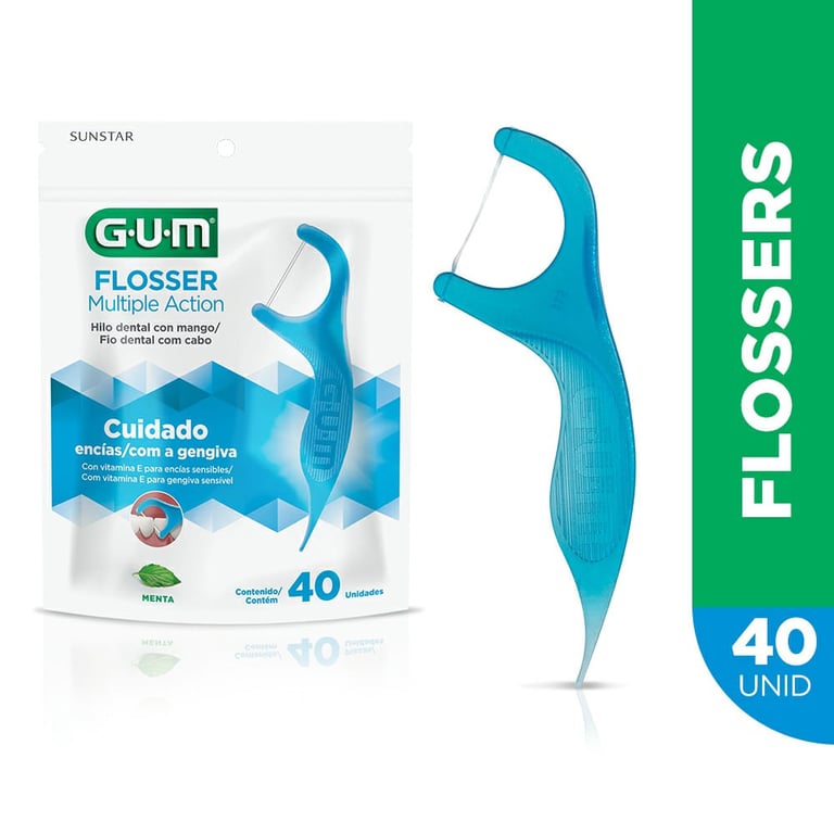 Mini Flosser Gum Multiple Action 40 unidades