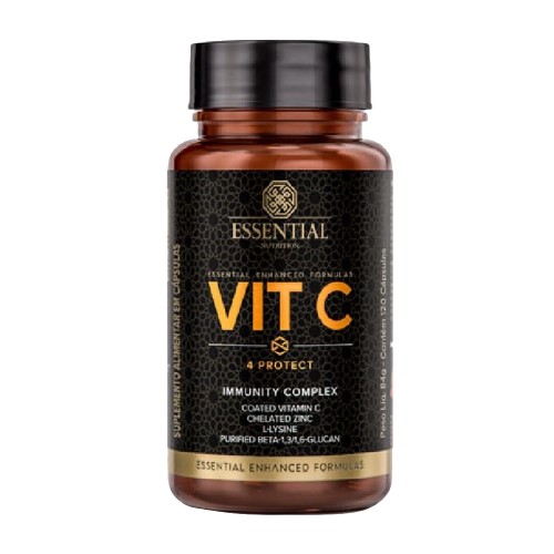 Vit C 4 Protec Essential Nutrition 120 Cápsulas