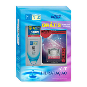 Kit Hada Labo Hidratante Facial 170ml Ganhe Protetor Labial Lip Ice Cube