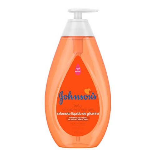 Sabonete Líquido Johnson Baby Da Cabeça aos Pés 750 ml