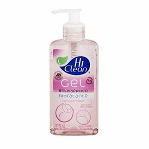 Gel Antisséptico Hi Clean Extrato De Rosas 215g