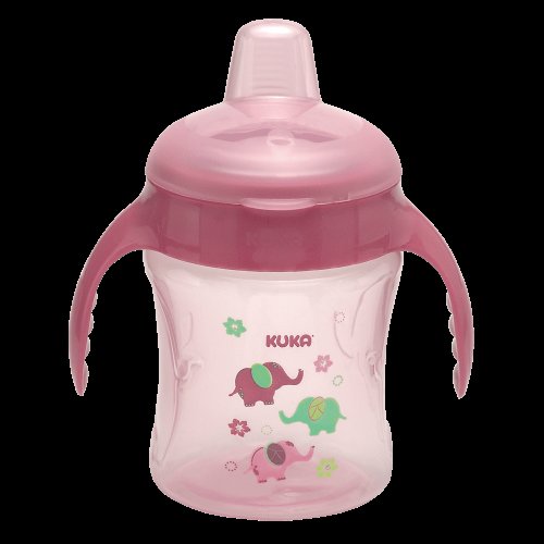 Caneca Treinamento Decorada Kuka Color Fun Rosa 200ml