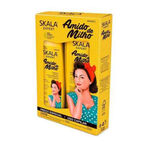 Shampoo + Condicionador Skala Amido de Milho 325ml cada