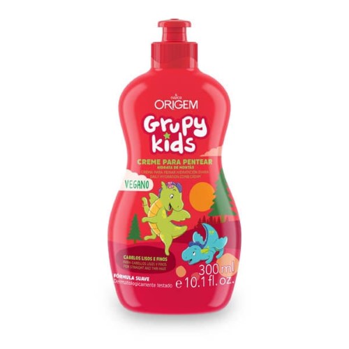 Creme Para Pentear Infantil Grupy Kids 300Ml Hidratacão De Montão