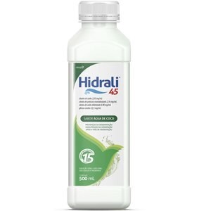 Hidrali 45 Soro de Reidratação Sabor Água de Coco 500ml