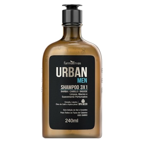 Shampoo Urban Men 3x1 IPA 240ml