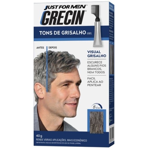 Gel Tonalizante Grecin Tons de Grisalho com 40g