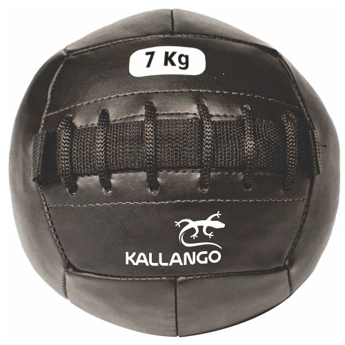 Medicine Ball 7Kg - Preta - Kallango