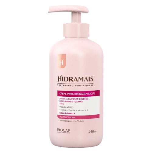 Creme de Drenagem Facial Hidramais Profissional