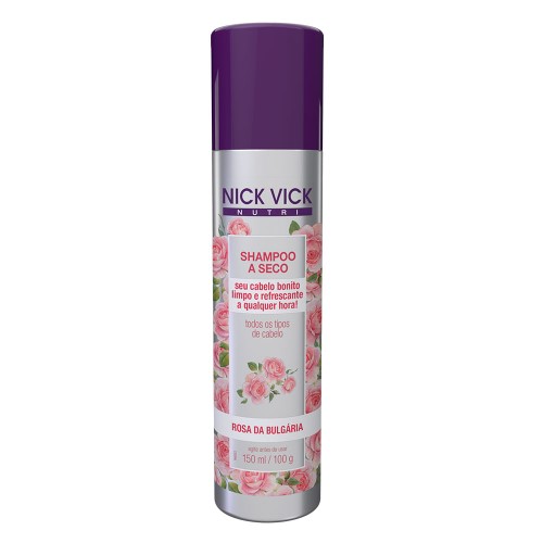 Nick & Vick Rosa de Bulgária – Shampoo a seco