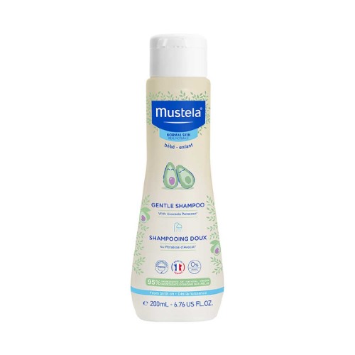 Gentle Shampoo Infantil Mustela Bebê Cabelo Fino e Delicado com 200ml