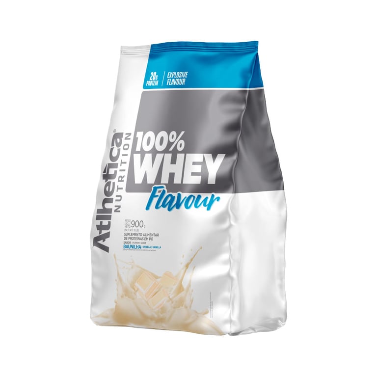 100% Whey Flavour Baunilha Pacote