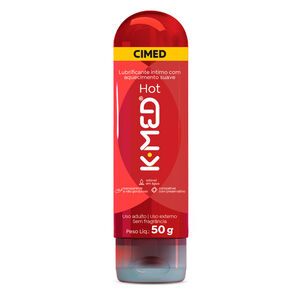 GEL LUBRIFICANTE ÍNTIMO K-MED HOT 50G