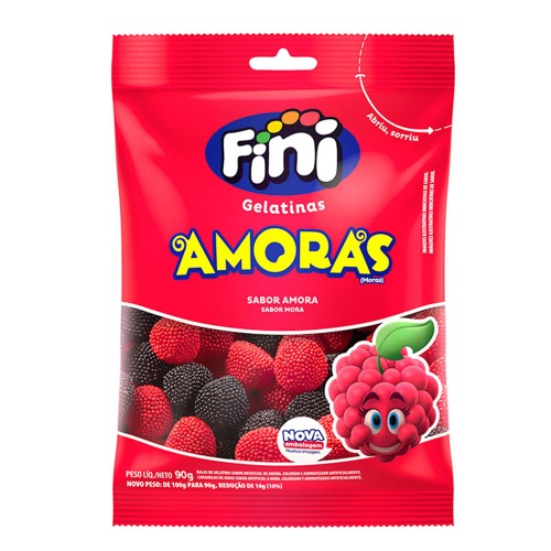 Balas de Gelatina Fini Amora 100g