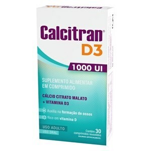 Calcitran D3 1000UI com 30 comprimidos