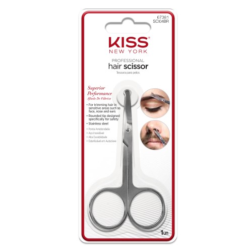 Tesoura para Pelos Kiss NY - Hair Scissor