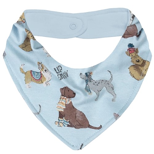 Babador Bandana para bebê em suedine Dogs - Up Baby