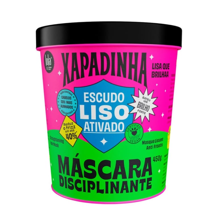 Máscara Disciplinante Xapadinha Escudo Liso Ativado 450g