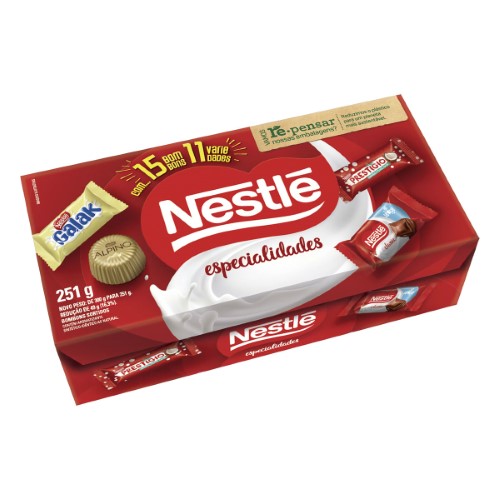 Bombons Nestlé Especialidades Caixa 251g