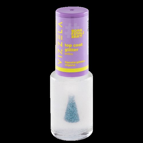 Top Coat Glitter Vizzela Bora Finalizar?!