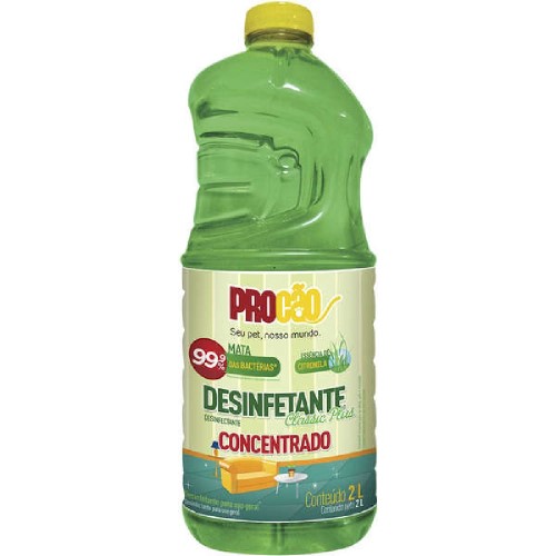 Desinfetante Pet Procão Classic Plus Citronela 2 Litros