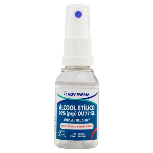 Álcool 70ºGL AdvanSept Spray com 30ml