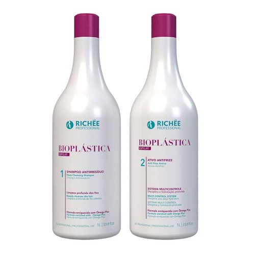 Richée Professional Bioplastica Kit Shampoo+ Ativo Antifrizz